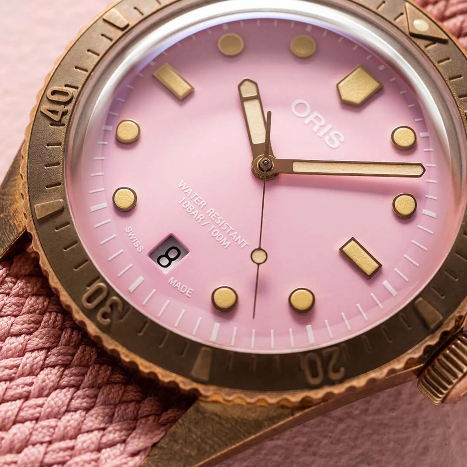 ORIS Divers 65 Bronze Date Cotton Candy 01-733-7771-3158-07-3-19-04BRS