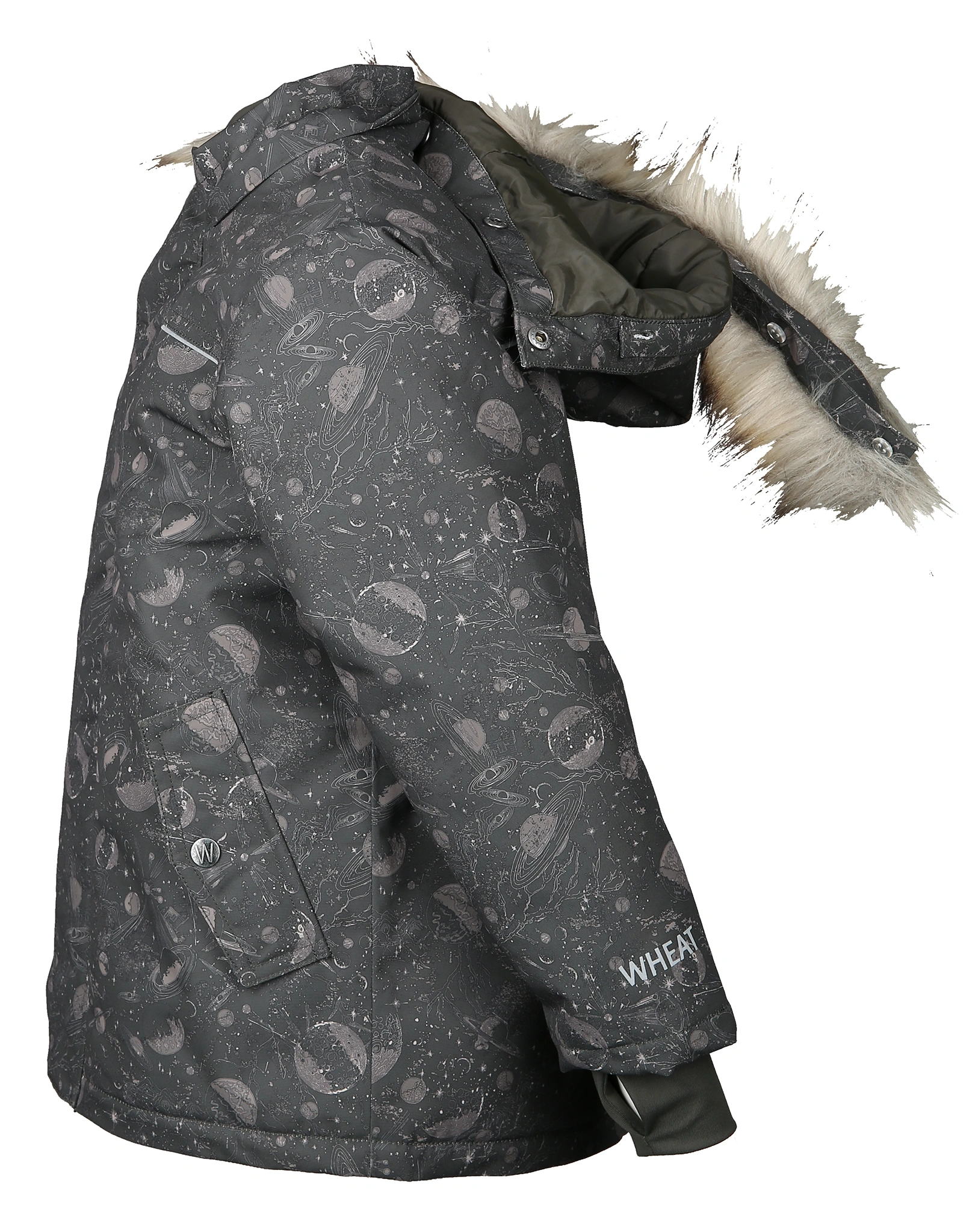 Winterjacke KASPER TECH SPACE in dry black