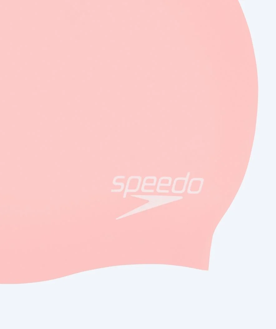 Speedo badehætte - Plain Moulded - Pastel pink