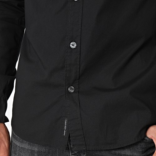 Chemise Manches Longues Slim 4614 Noir