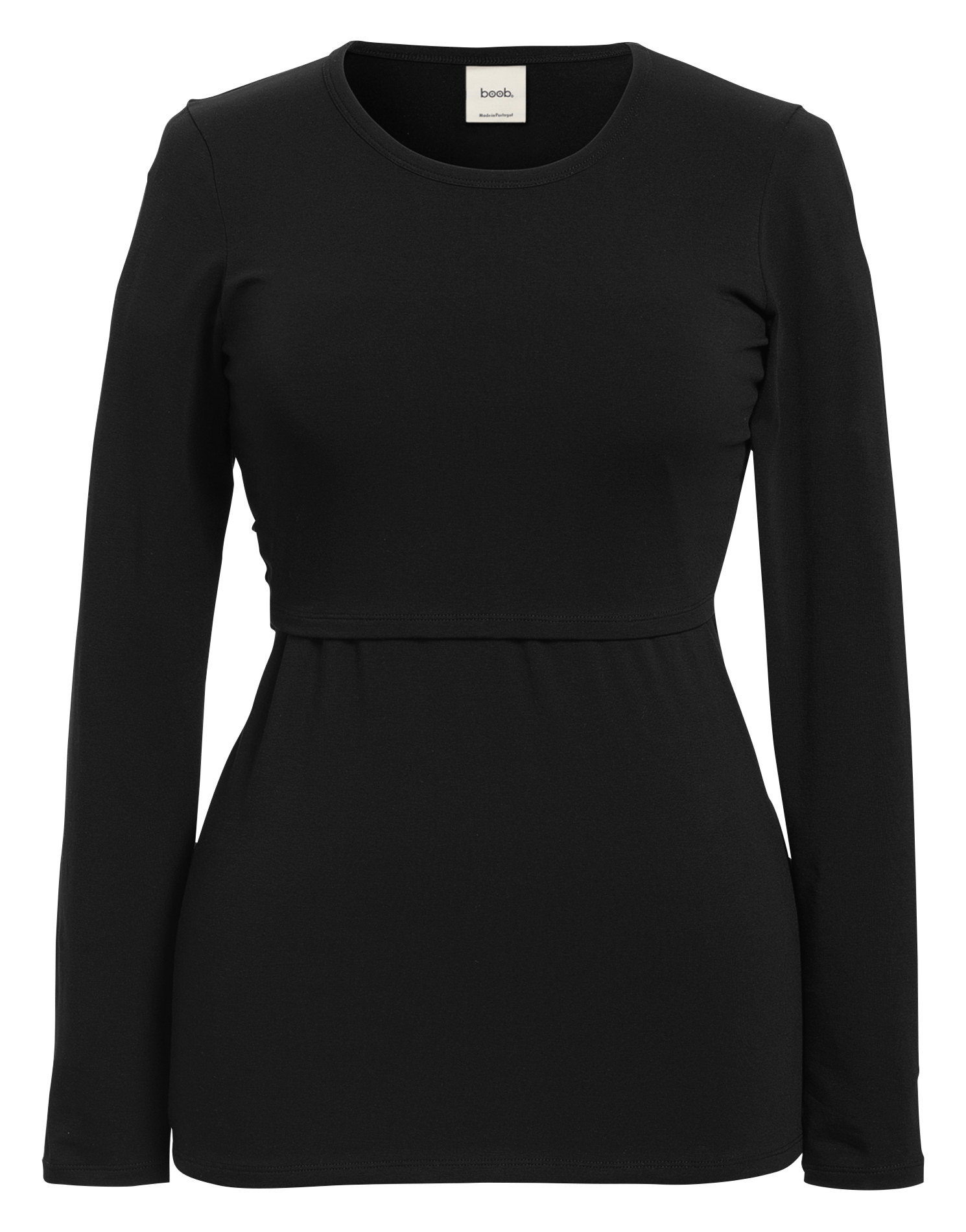 T-shirt de grossesse en coton biologique | Noir