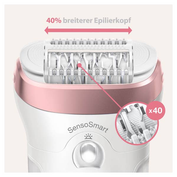 Braun Silk-épil 9 9-890 – Epilierer für Frauen für eine langanhaltende Haarentfernung