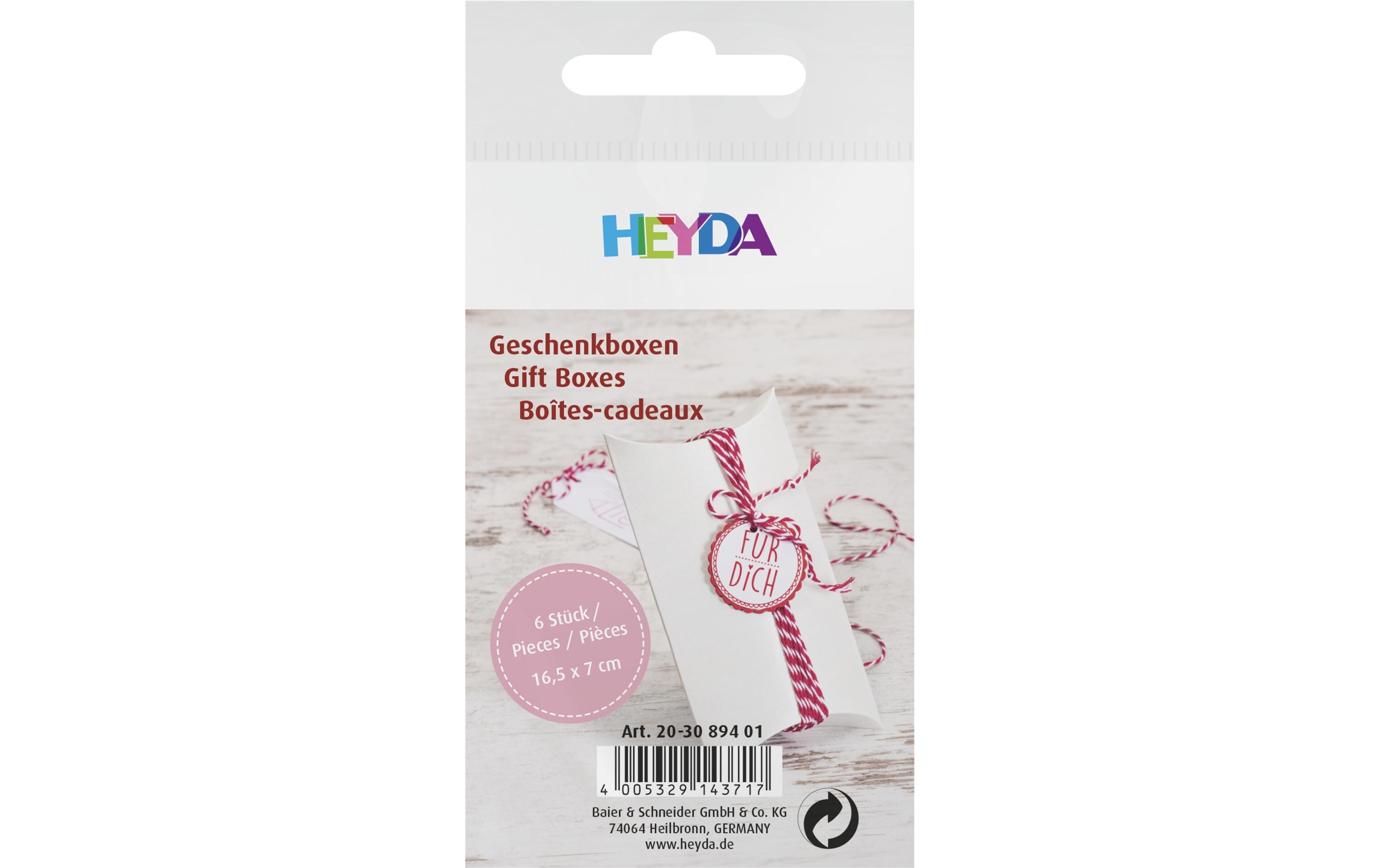 Geschenkbox 6 Stück, Creme, 70 x 105 mmGeschenkschachtel für ein tolles Geschenk
