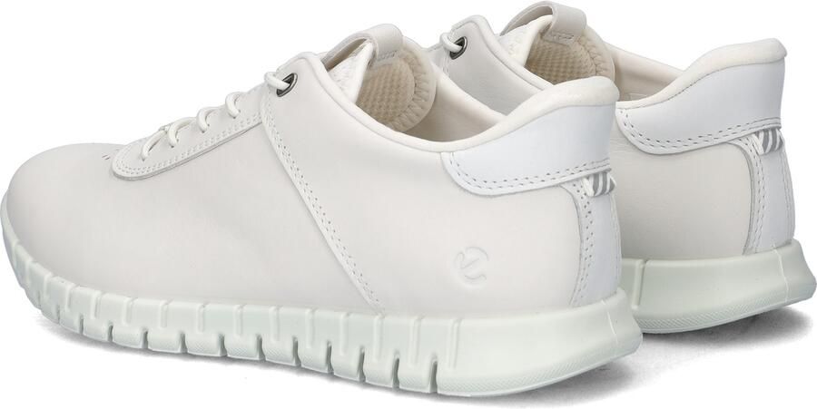 ECCO Gruuv Lite Veterschoenen Laag Wit
