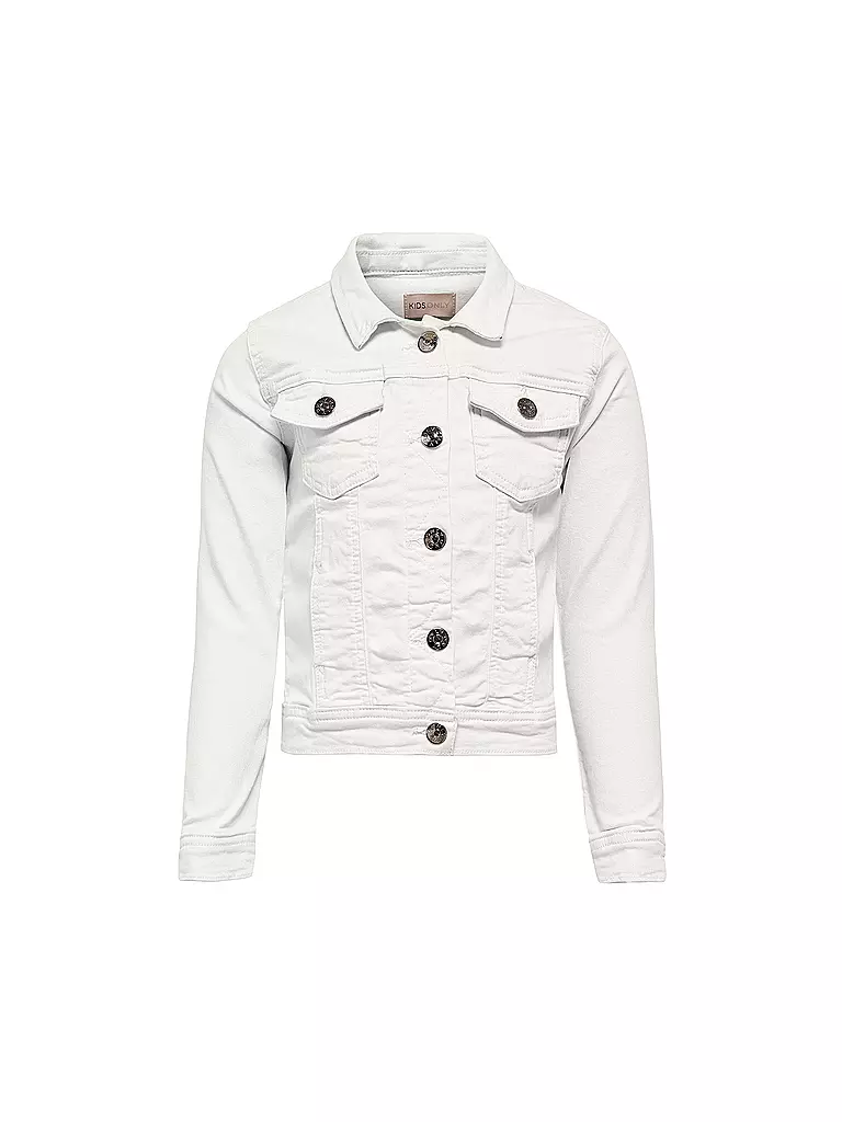 ONLY Mädchen Jeansjacke KOGAMAZING  weiss