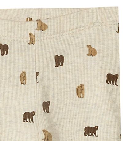 Name It Leggings - NbmDabu - Peyote Melange/BEAR