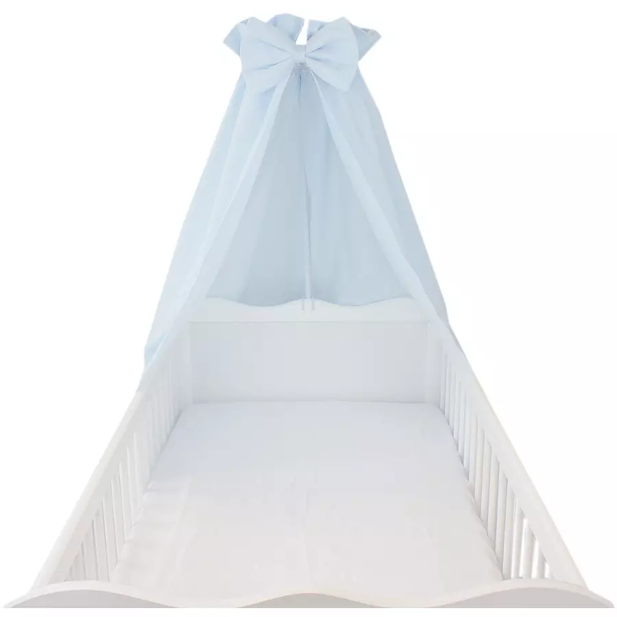 TupTam Babybett Himmel mit Schleifchen blau