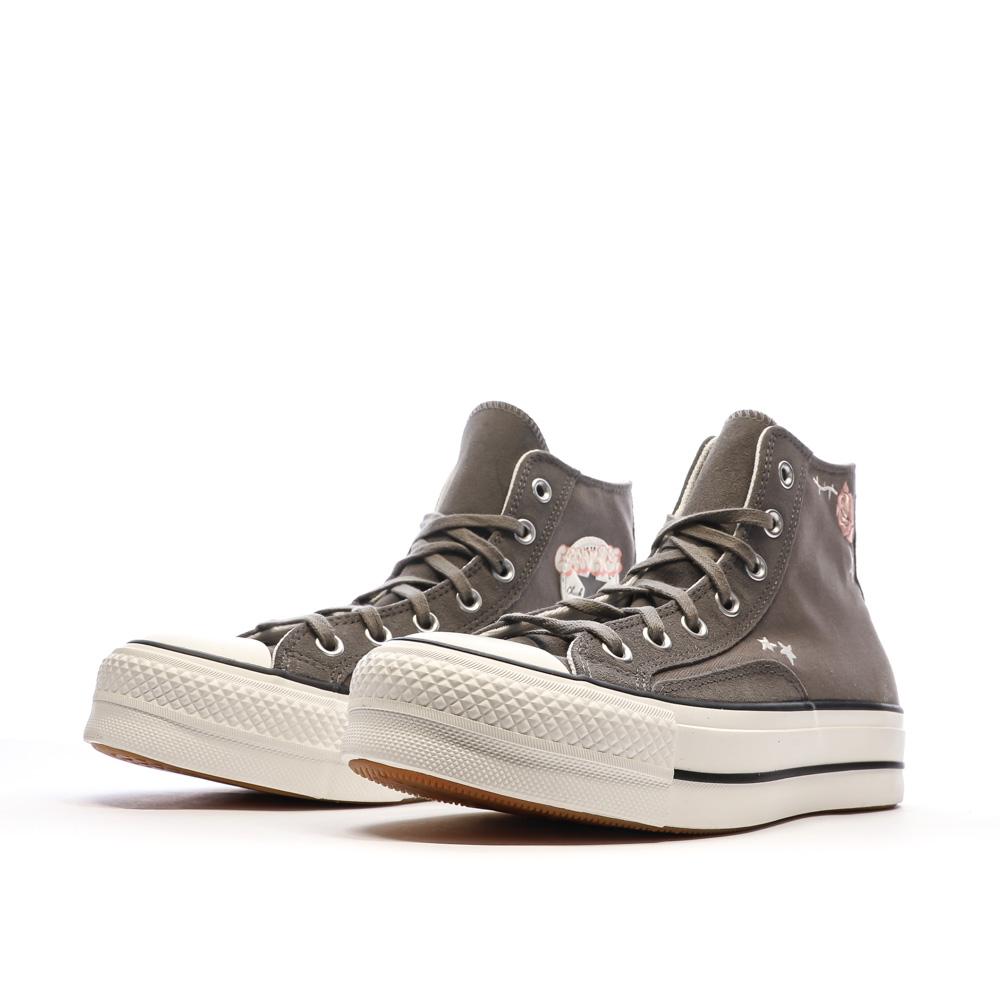 Converse Baskets Grises Femme Converse Chuck Taylor All Star Lift