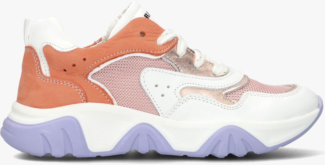 BRAQEEZ oranje braqeez lage sneakers guusje garda