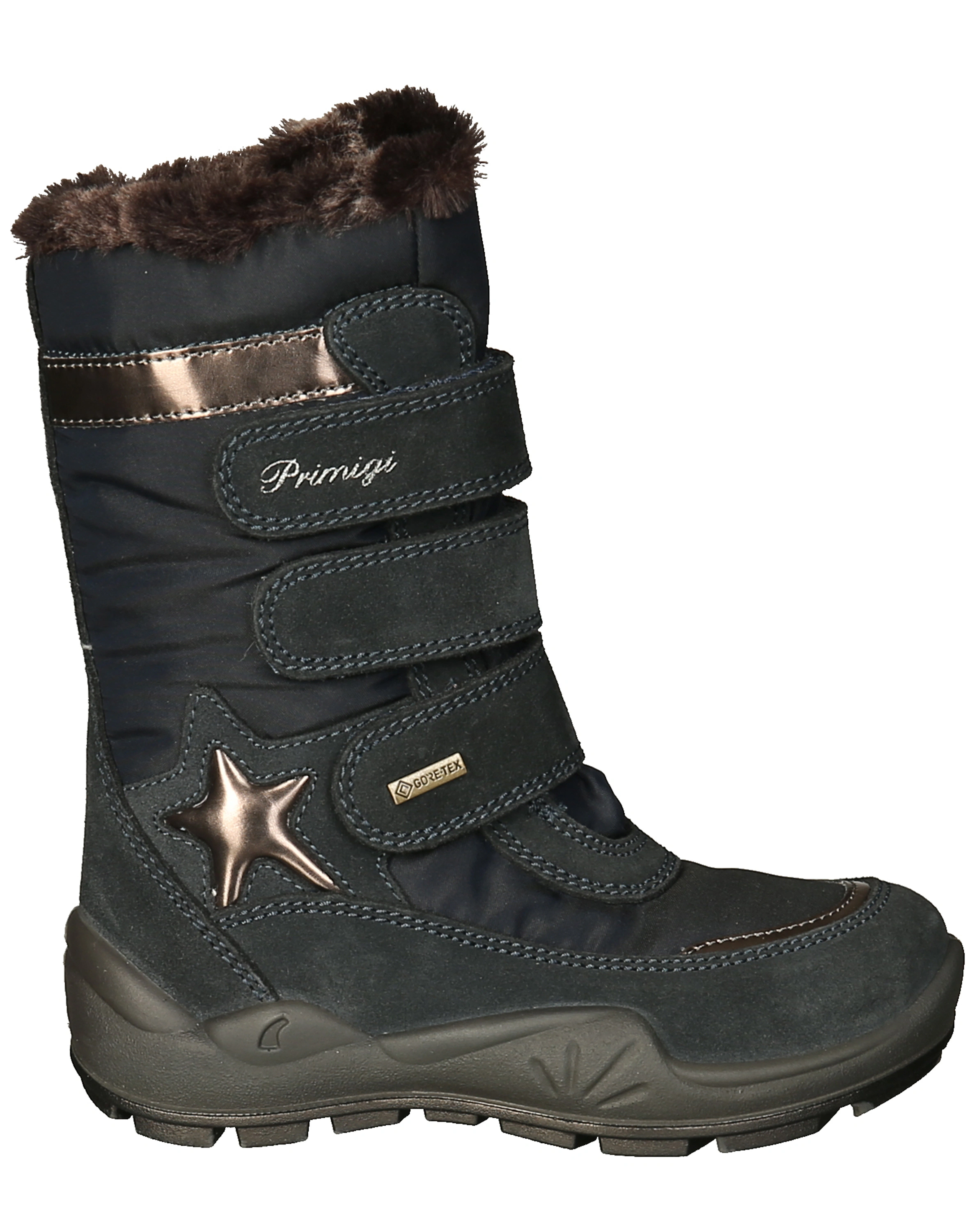 Winterstiefel PWIGT STERN gefüttert in nachtblau