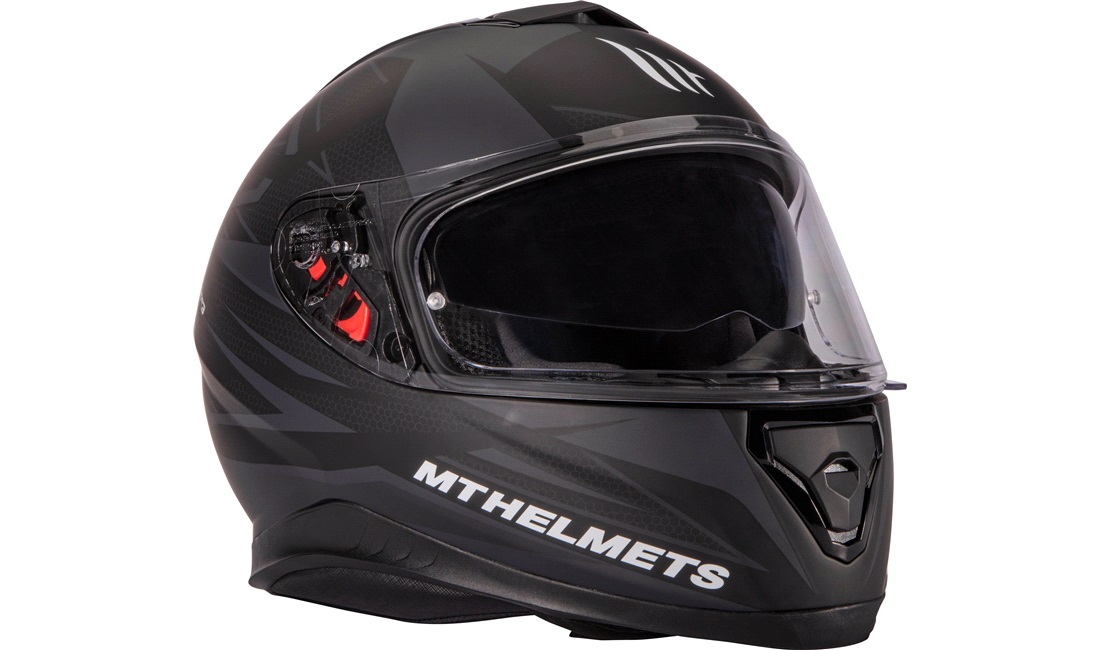 Styrthjelm fullface m/solbrille MT Thunder3 SV Effect mat str. XXL