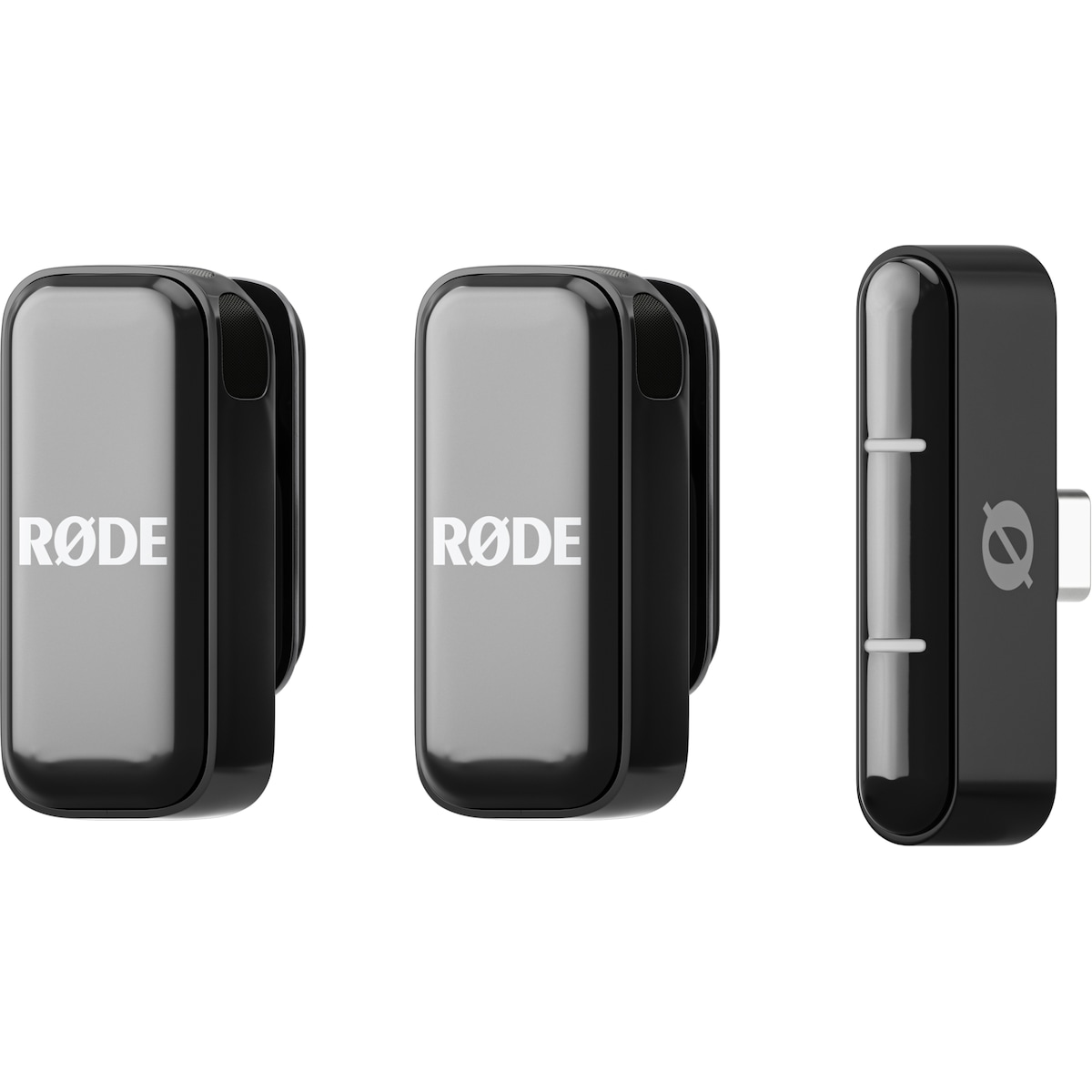 Røde Wireless Micro mikrofon og mottaker sett (USB-C, sort)