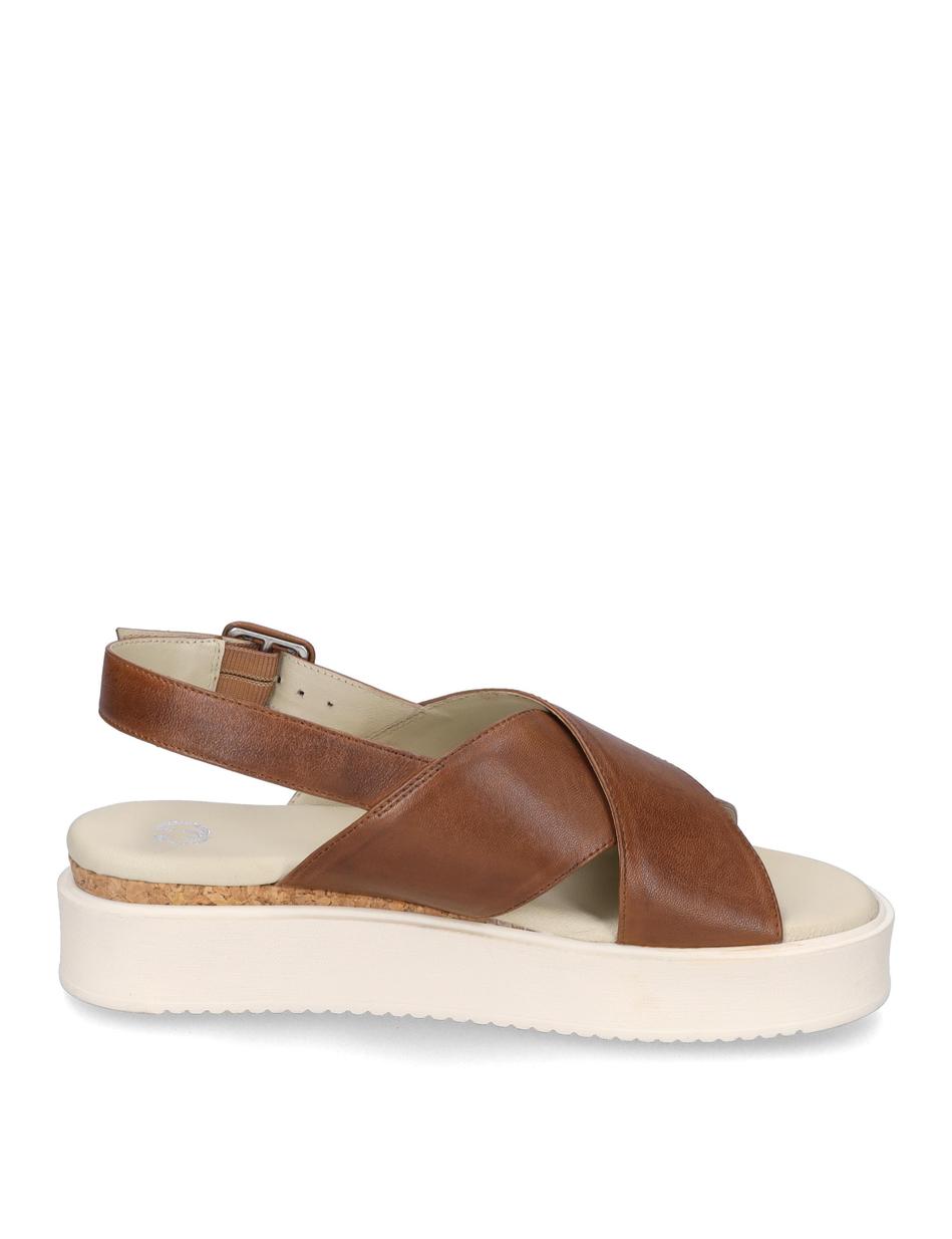 Sandale Cervo 01, cognac