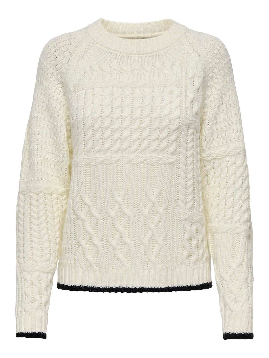 JDYJASSY Strickpullover Eggnog