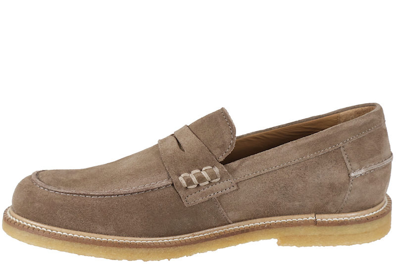 ANGULUS PENNY DESERT LOAFERS I SANDFARVET SKIND