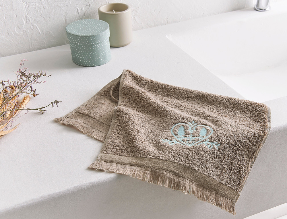 Linge de bain-Coeurs de montagne