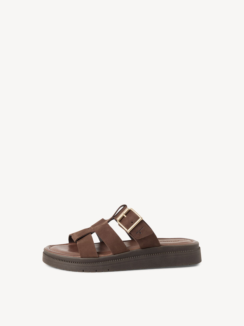 Leren Slipper - bruin