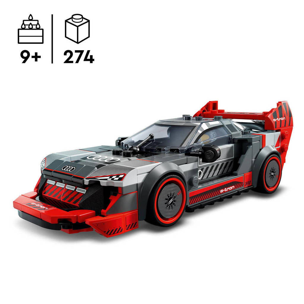 Hele leuke setAudi S1 e-tron quattro racewagen Speelgoed Auto Bouwpakket 76921