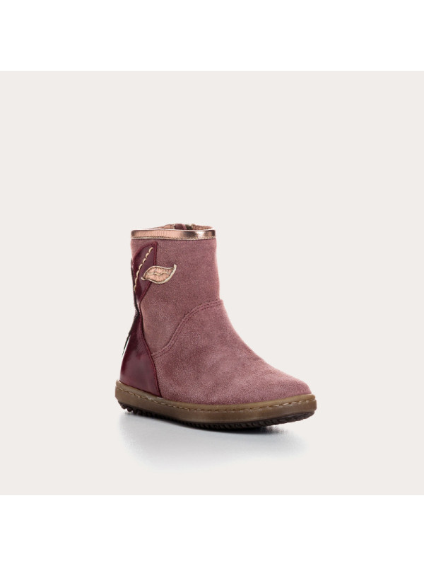 Bottines Fille Fripouille Mix Peau - Reqins