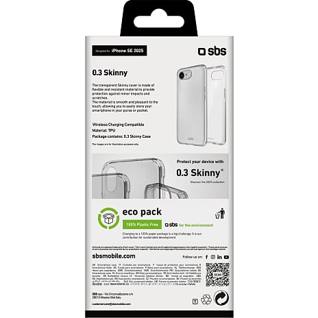 SBS iPhone 16e cover - transparent