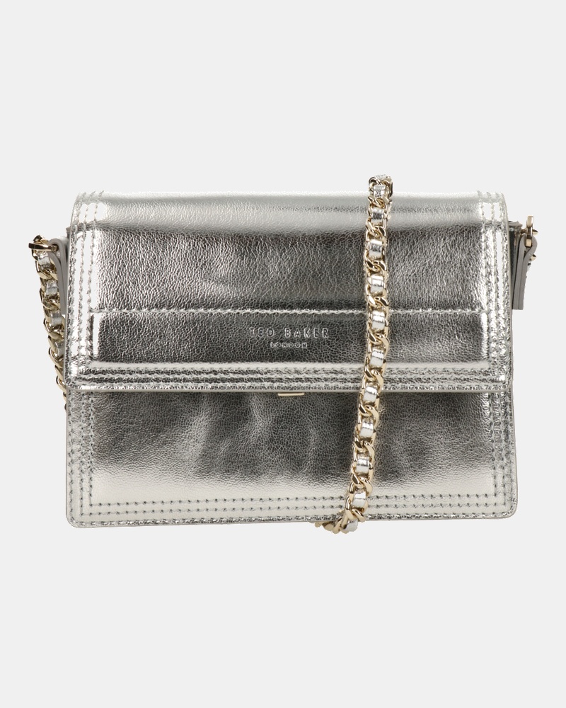 Ted Baker Libbe Schoudertas  - zilver