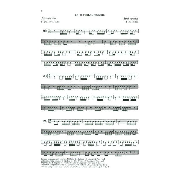 Dante Agostini Solfege Rhythmique Vol.1