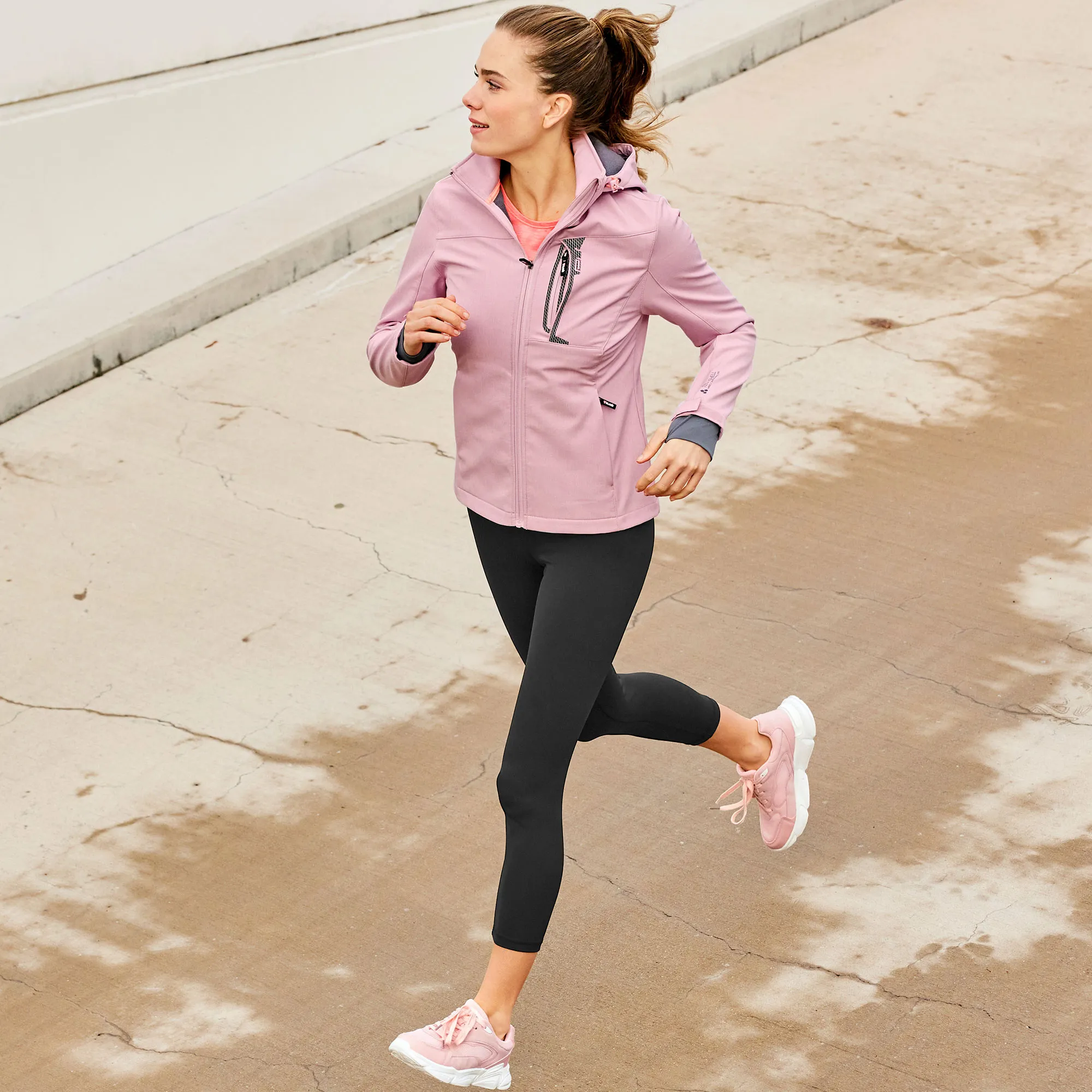 Damen-Sportleggings mit Handy-Tasche