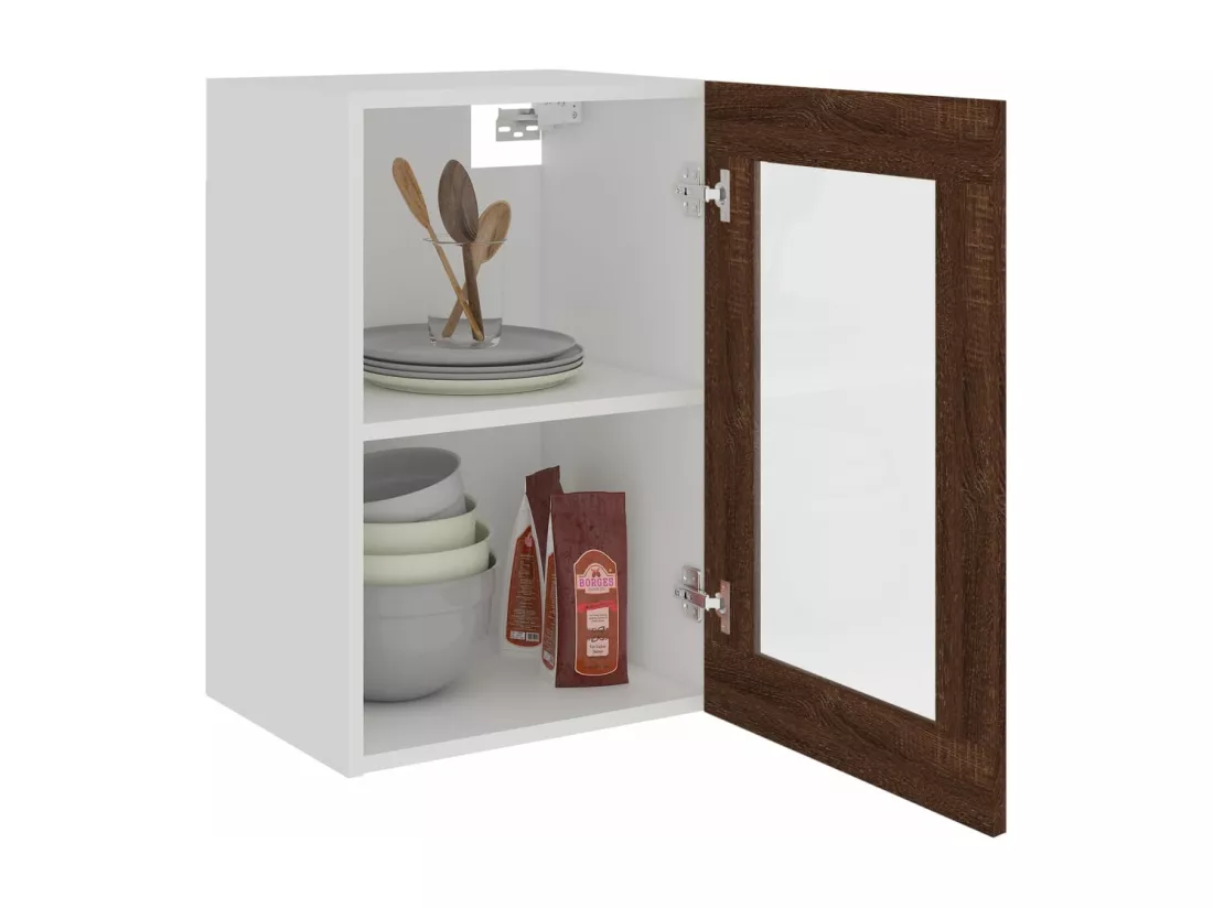 Armoire vitrée suspendue 