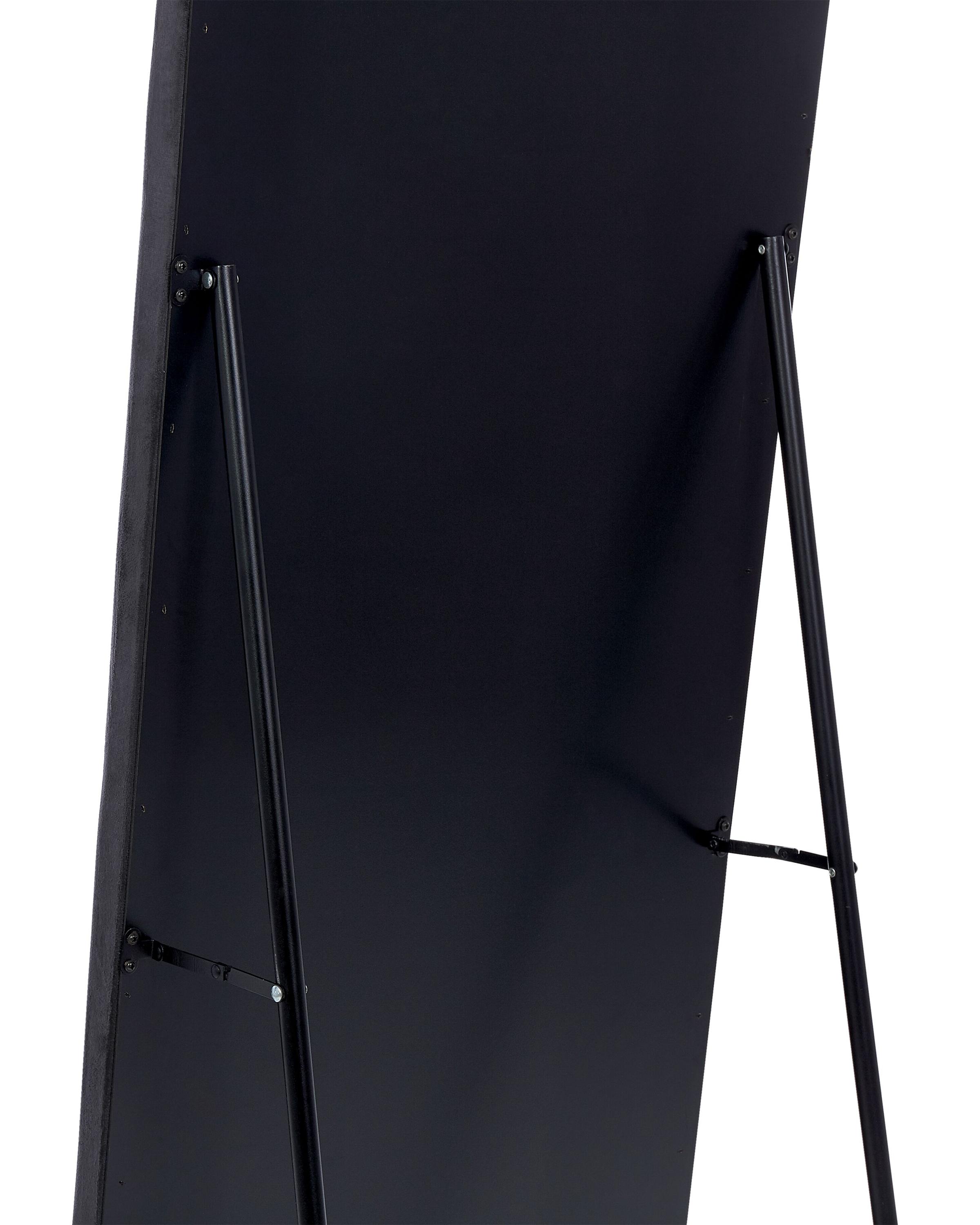 Staande spiegel ANSOUIS 150 cm Fluweel Donkergrijs