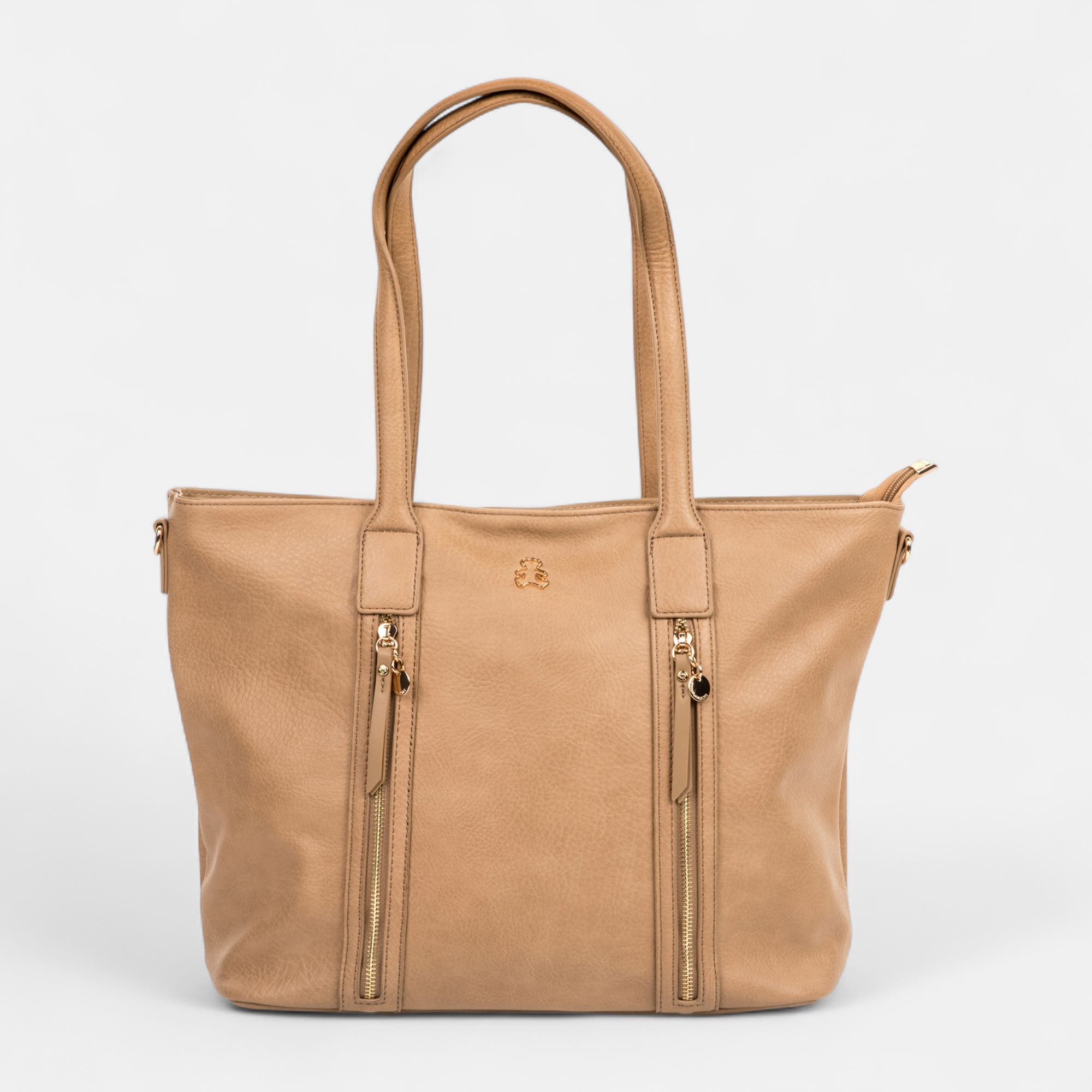 Sac de shopping beige