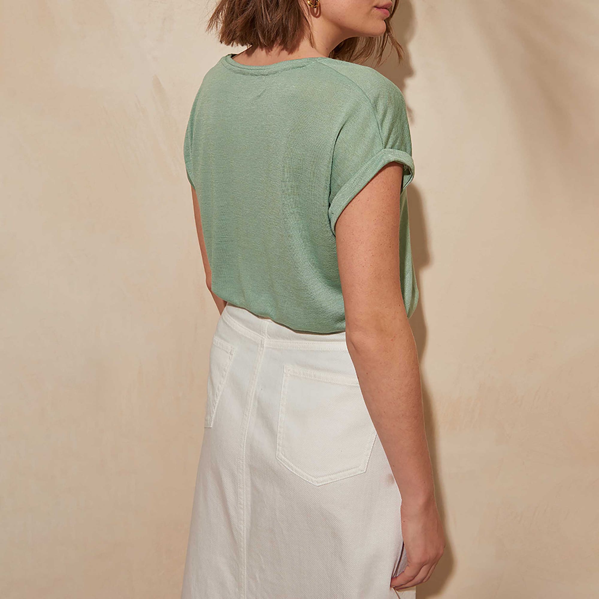 T-shirt Femme turquoise