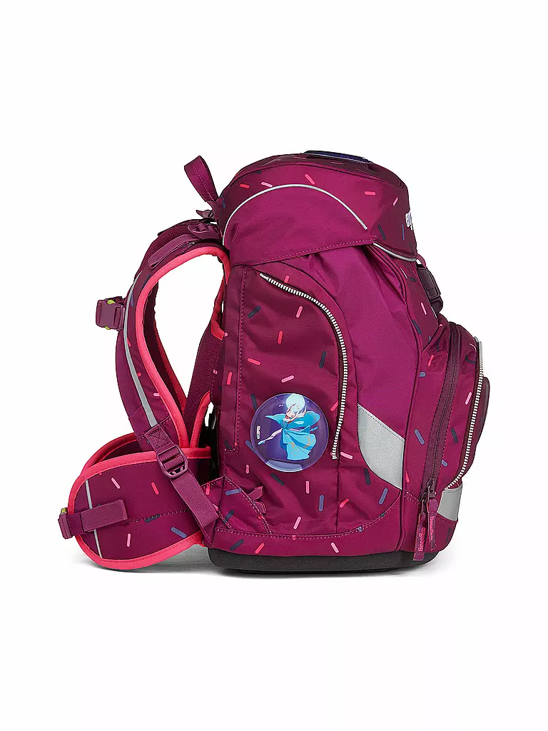 ERGOBAG Schultaschen Set 6 tlg. Pack - Der NussknackBär beere