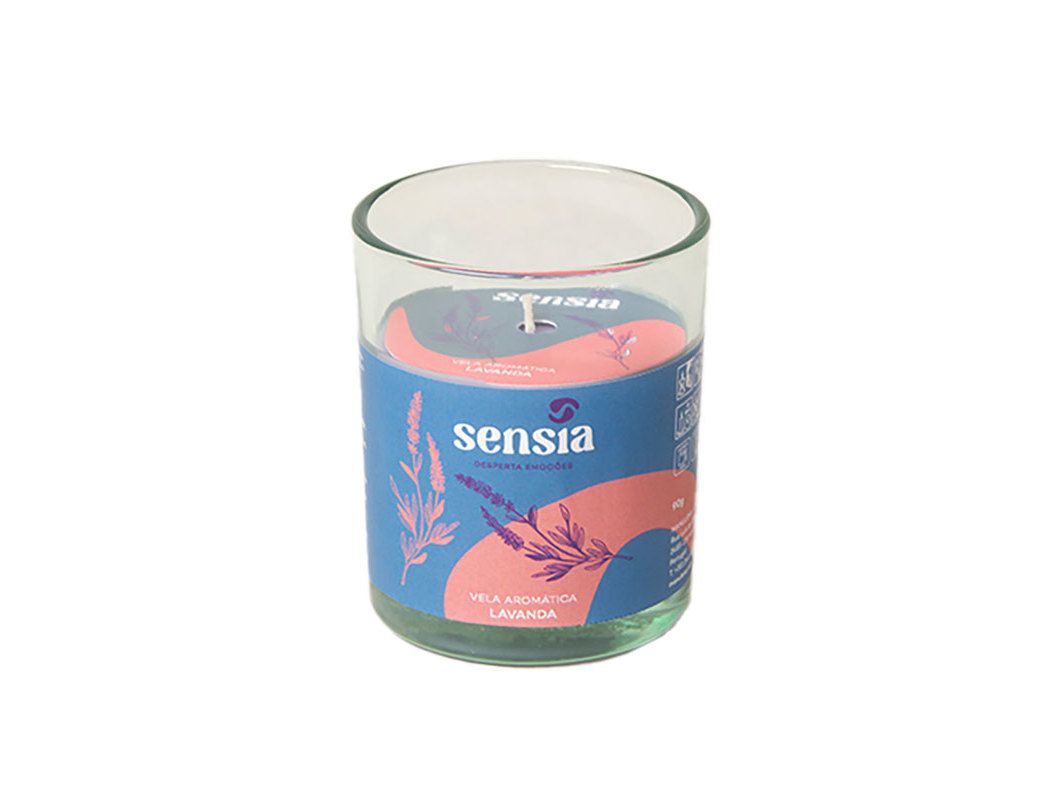 VELA PERFUMADA SENSIA LAVANDA 90GR