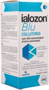 IALOZON Blu Mundspülung Flasche, 300 ml