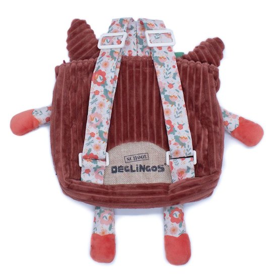 Mélimélos la biche sac à dos velours   Marron        de               Les Déglingos