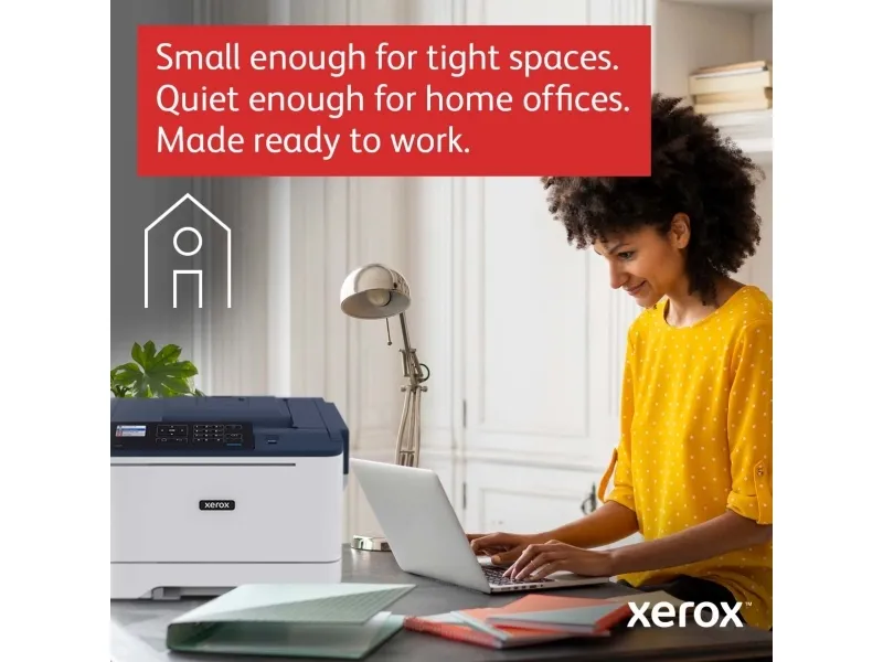 Xerox C310V_DNI - Printer - farve - Duplex - laser - A4/Legal - 1200 x 1200 dpi - op til 33 spm (mono) / op til 33 spm (farve) - kapacitet: 250 ark - USB 2.0, Wi-Fi(n), Gigabit LAN
