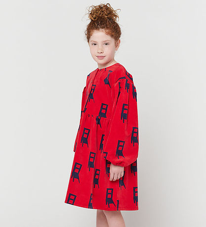 Bobo Choses Kjole - Velour - Have A Seat - R?d
