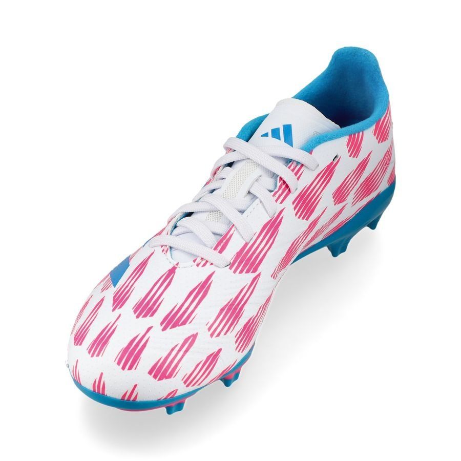adidas Predator League FG Reemergence - Blanc/Bleu/Rose Enfant