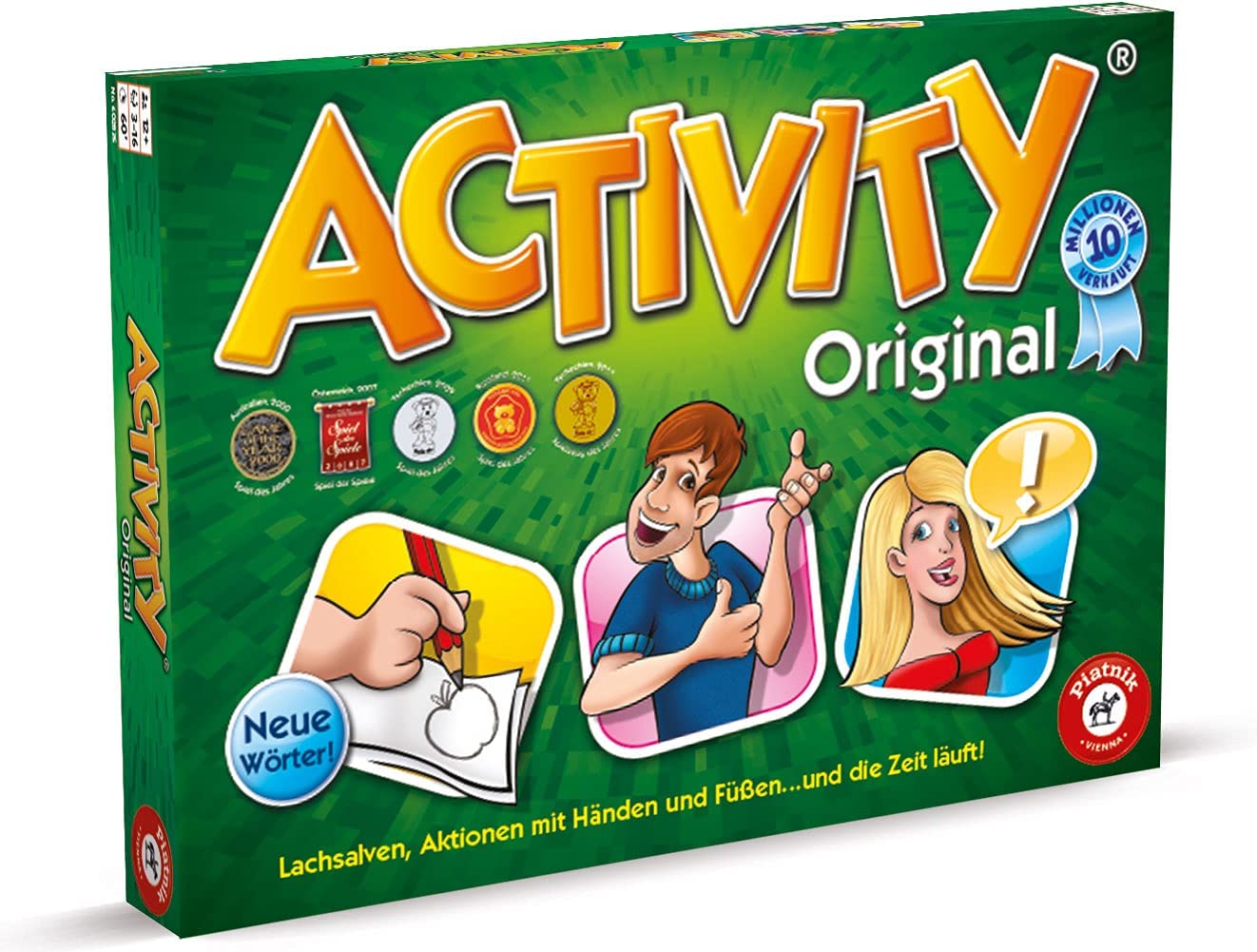 Pitanik - Activity - Original Gesellschaftsspiel Spiel Partyspiel Knobelspiel Denkspiel