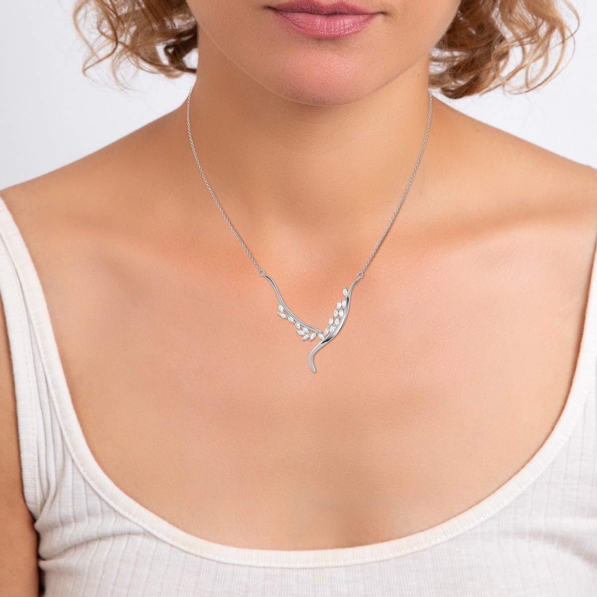 Collier SC Crystal orné de Zirconium