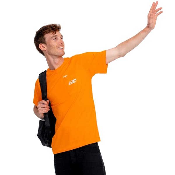 T-shirt escalade LOOKING FOR WILD CINTO TENCEL BRIGHT MARIGOLD/GARDENIA