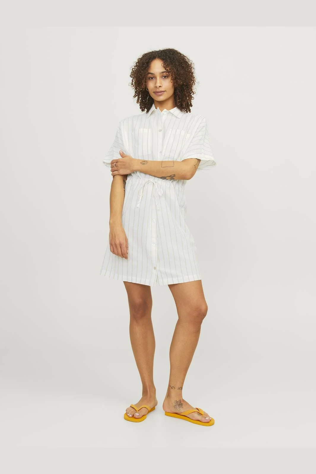 Jjxx Jxsana Linen Blend Short Dress