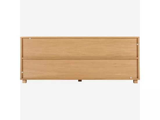 HABITAT - Commode 6 tiroirs en chêne - Naturel - Hanita