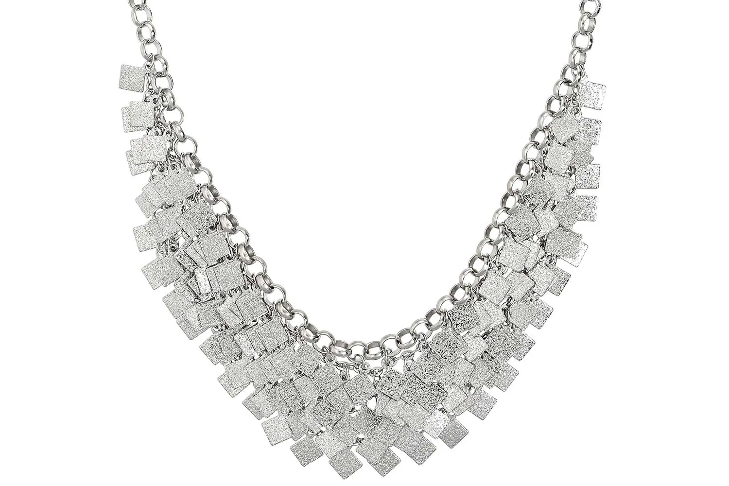Kette - Silber Squares