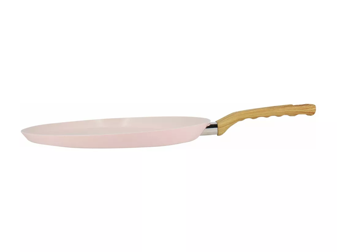 Menastyl - Galetiere Rose 32cm Aluminium Recycle Induction