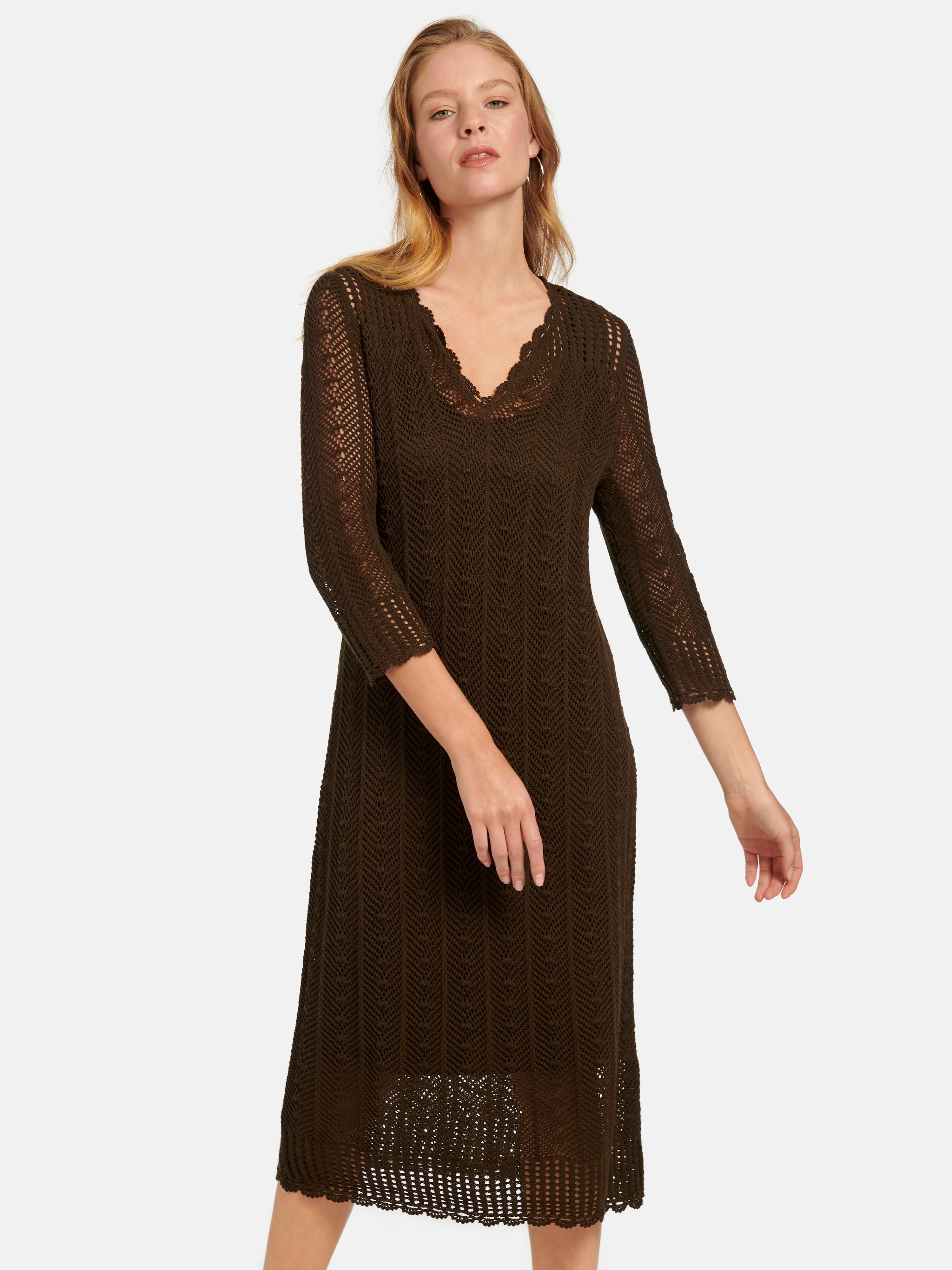 Strickkleid mit 3/4-Arm