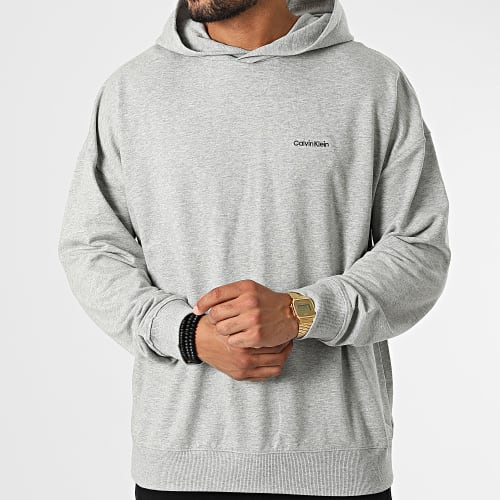 Sweat Capuche 2301E Gris Chiné