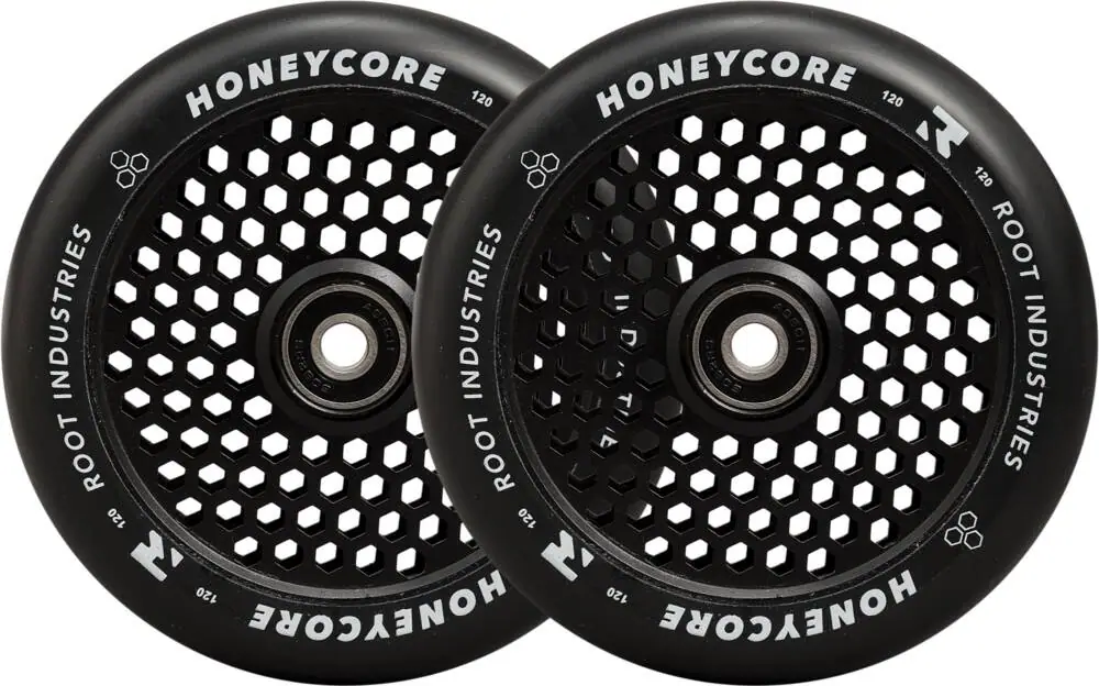 Root Honeycore Sort 120mm Hjul Til Løbehjul 2-Pak