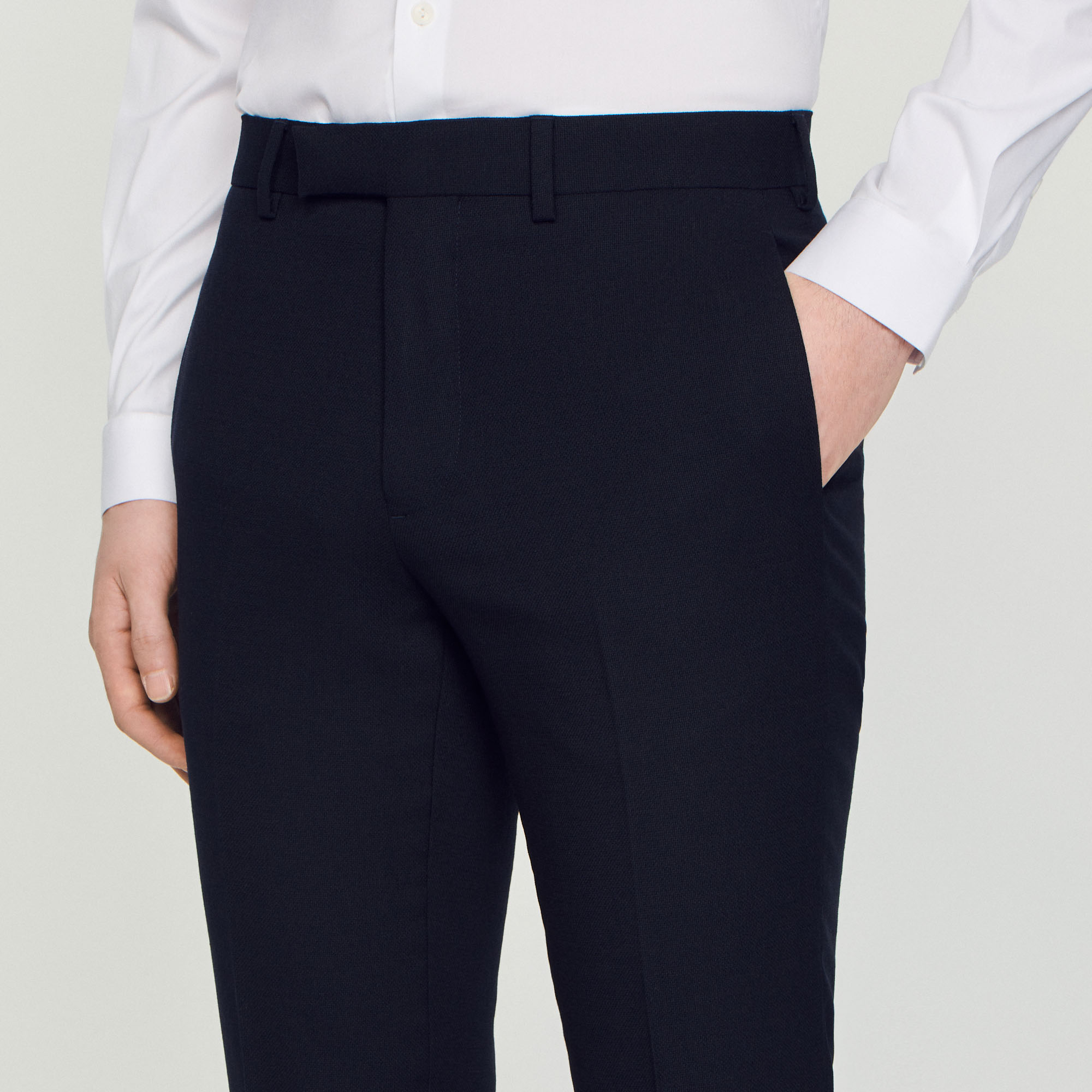 Pantalon de costume en laine