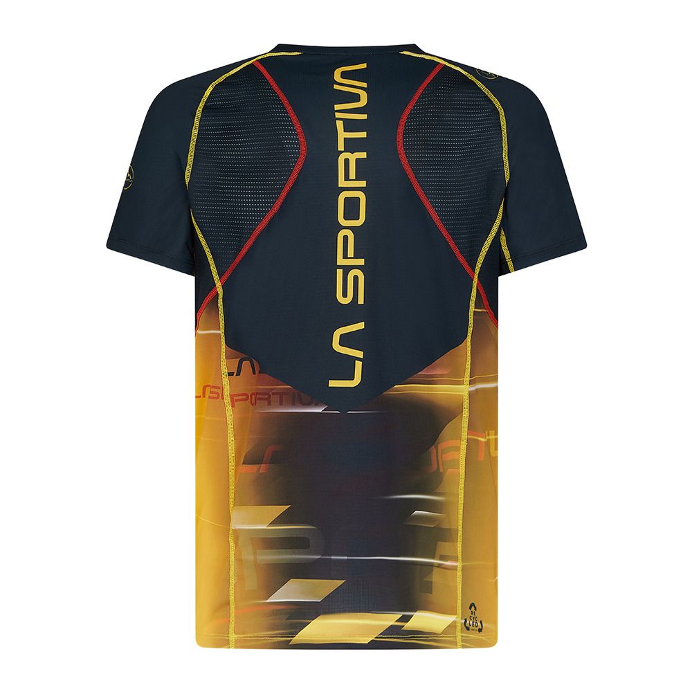 La Sportiva XCELERATOR - Maillot Homme black/yellow